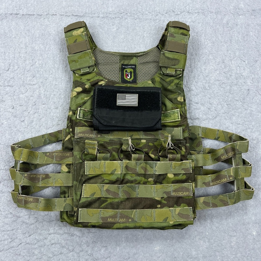 TAG Multicam Plate Armour Carrier Skeletal Releasable‎ Integrated Hybrid Vest